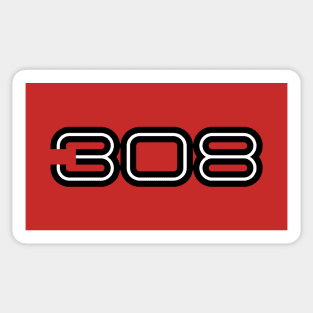 308 Logo Sticker